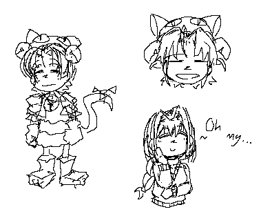 2 dejikos and an akiko