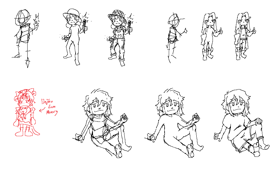 new line art tests